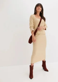 Pullover mit Karree-Ausschnitt