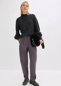 Pullover mit Knopfleiste