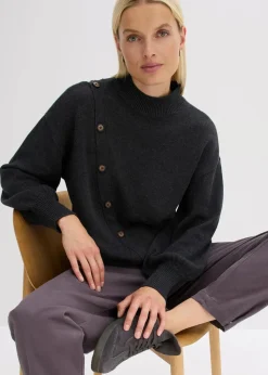 Pullover mit Knopfleiste