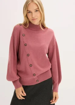 Pullover mit Knopfleiste