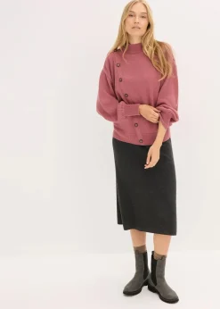 Pullover mit Knopfleiste