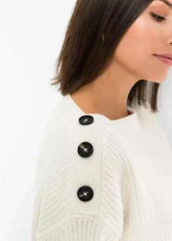 Pullover mit Knöpfen
