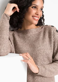 Pullover mit Knöpfen