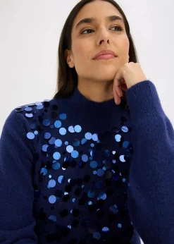 Pullover mit Pailetten