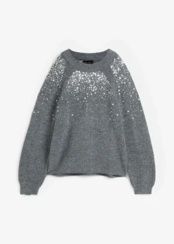Pullover mit Pailletten