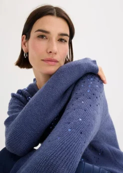 Pullover mit Pailletten