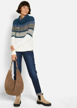 Pullover mit Schlauchkragen