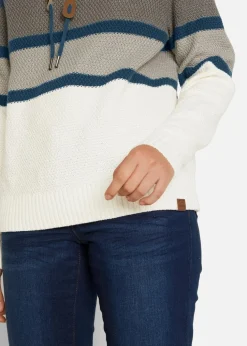 Pullover mit Schlauchkragen