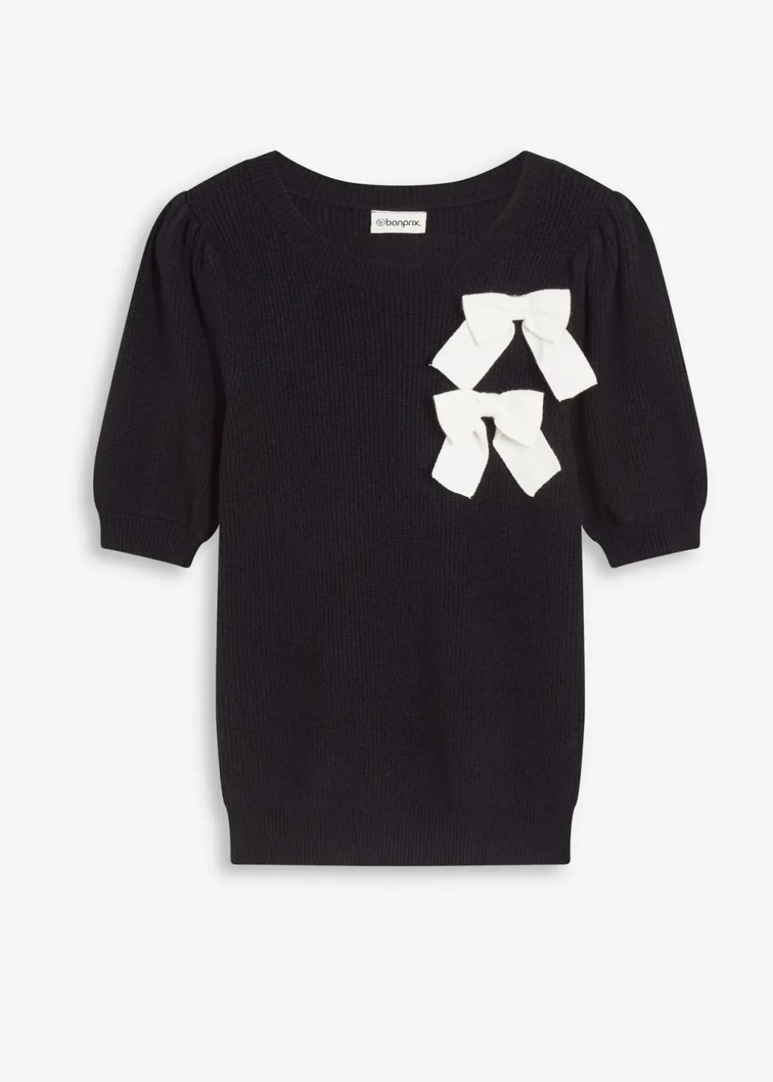 Pullover mit Schleifen-Applikation