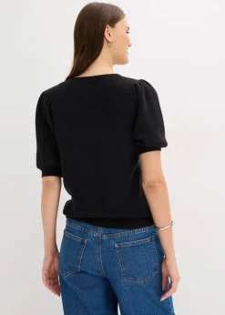 Pullover mit Schleifen-Applikation