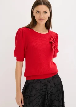 Pullover mit Schleifen-Applikation