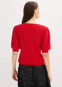 Pullover mit Schleifen-Applikation