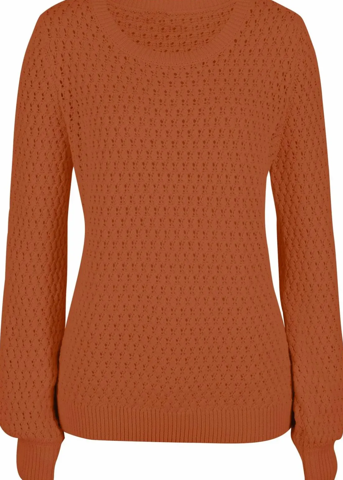 Pullover mit Strukturstrick aus Baumwollmix