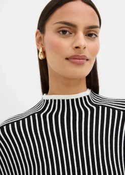 Pullover mit Turtleneck aus Viskose-Mix