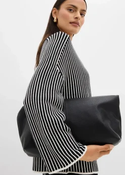 Pullover mit Turtleneck aus Viskose-Mix