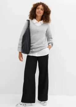 Pullover mit V-Ausschnitt