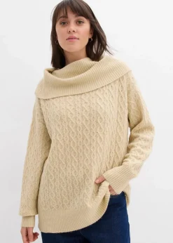 Pullover mit Zopfmuster