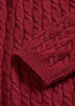 Pullover mit Zopfmuster