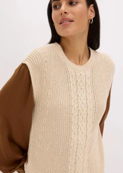 Pullunder mit Baumwollanteil