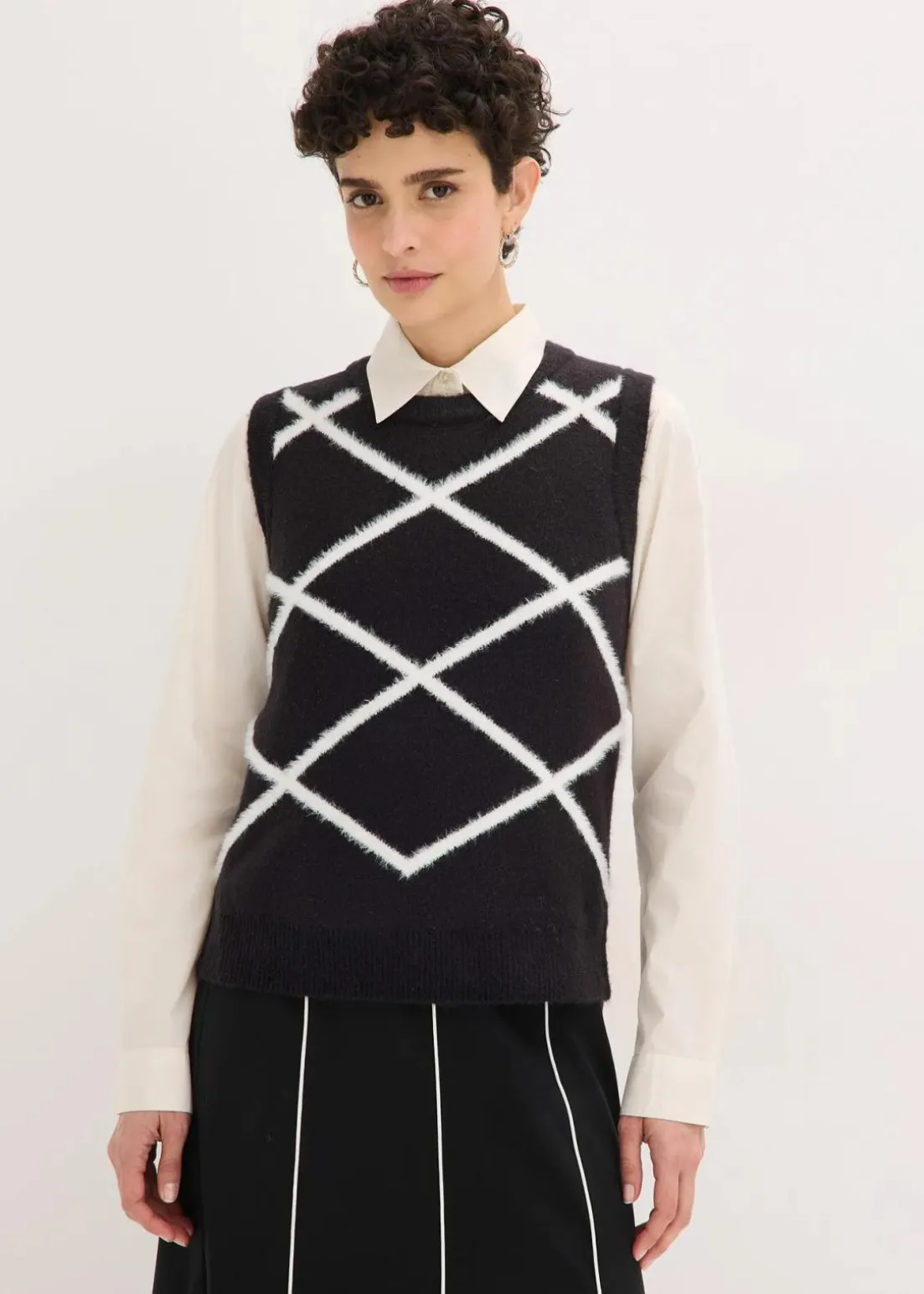 Pullunder mit Federgarn