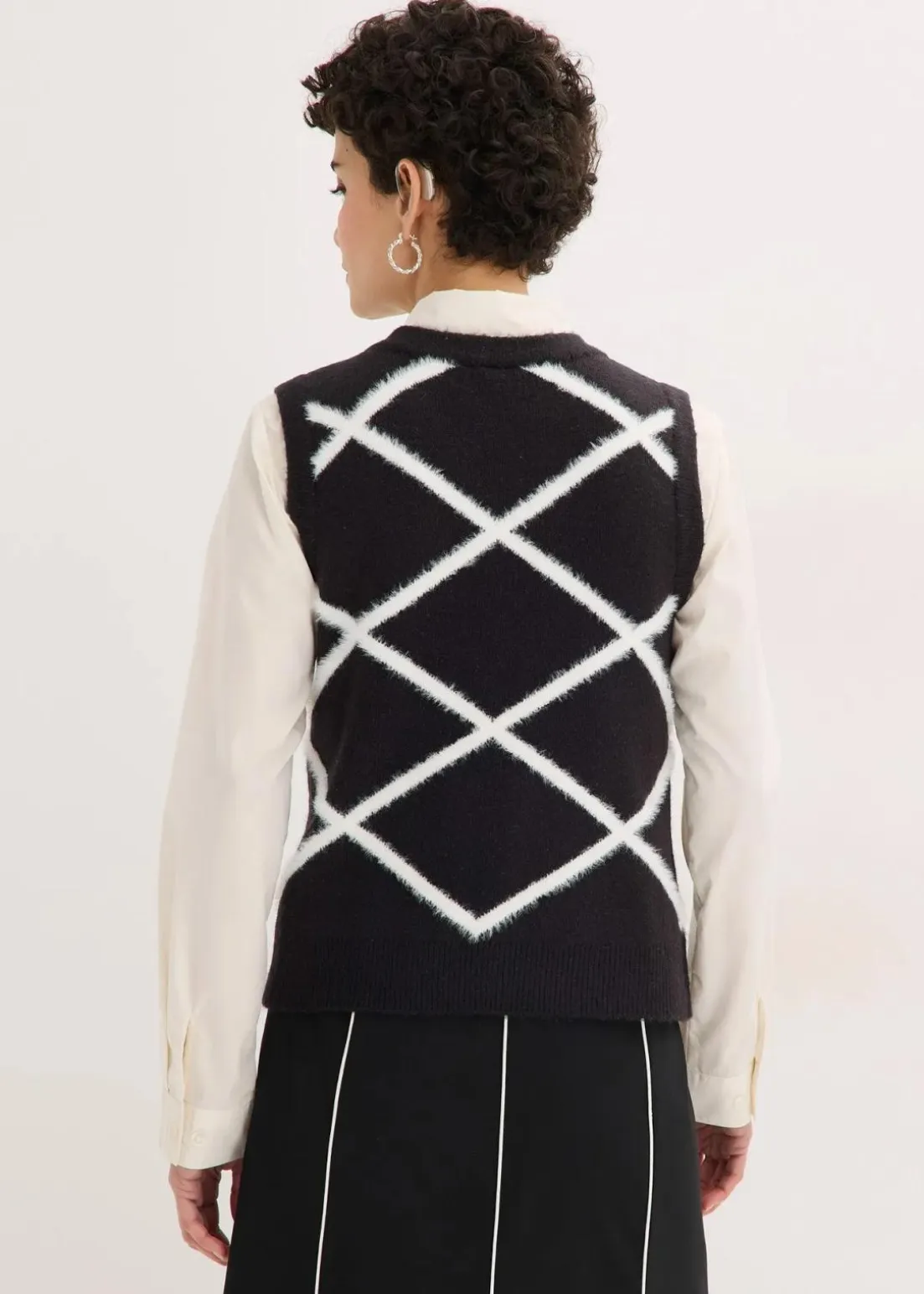 Pullunder mit Federgarn