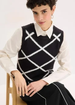 Pullunder mit Federgarn