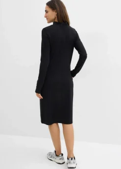 Punto Di Roma Kleid mit Stehkragen