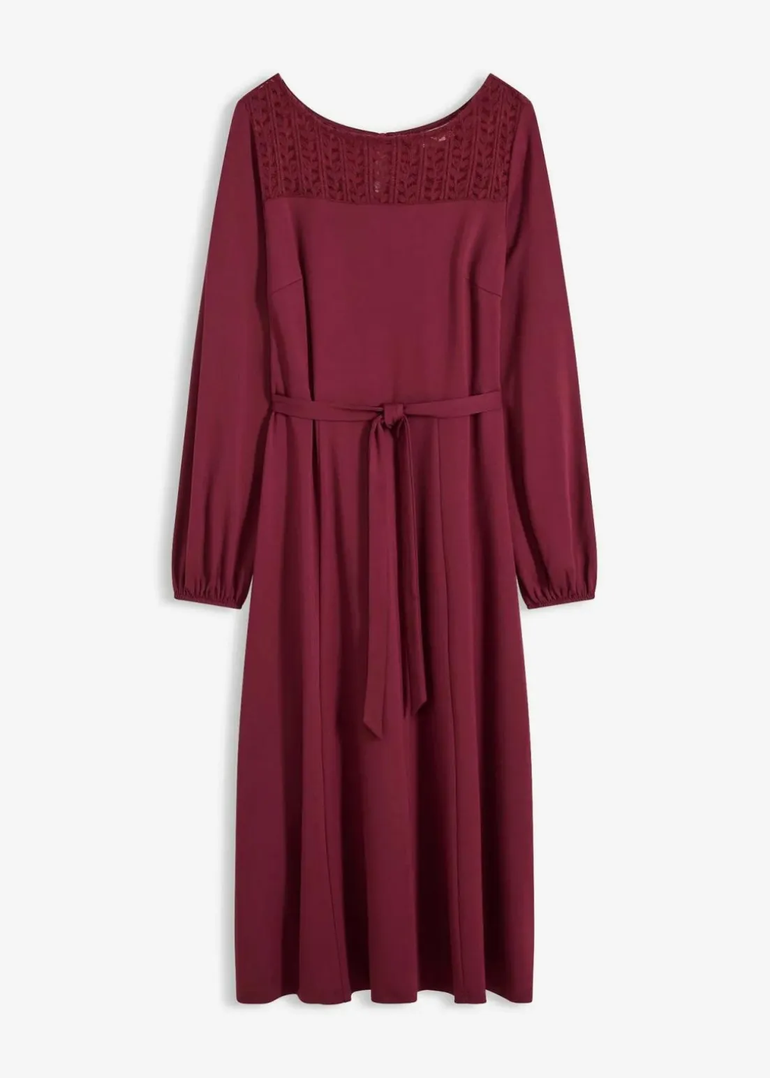 Punto Kleid mit Spitze