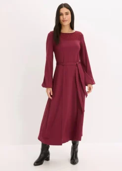 Punto Kleid mit Spitze