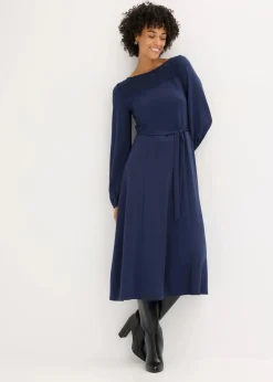 Punto Kleid mit Spitze