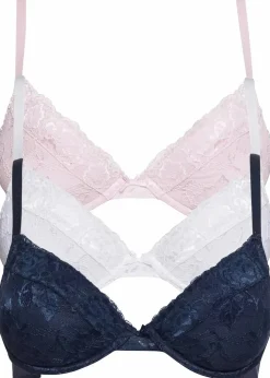 Push-up-BH mit feiner Spitze (3er Pack)
