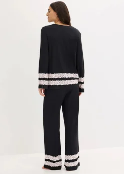 Pyjama aus softem Viskose-Mix