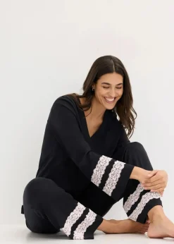 Pyjama aus softem Viskose-Mix
