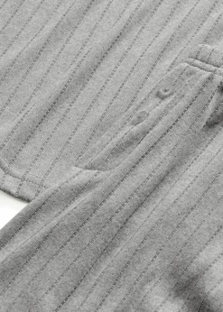 Pyjama aus weichem Pointelle-Jersey