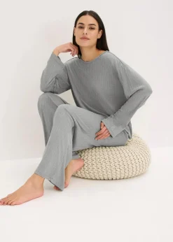 Pyjama aus weichem Pointelle-Jersey