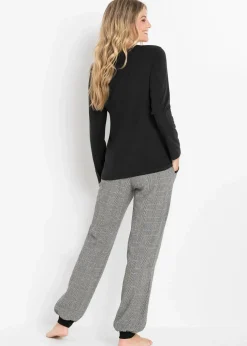 Pyjama mit Flanellhose