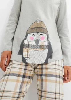 Pyjama mit Flanellhose