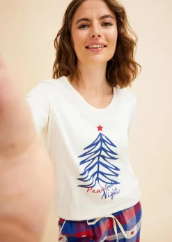 Pyjama mit Flanellhose