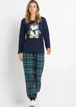 Pyjama mit Flanellhose