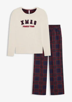 Pyjama mit Flanellhose und Geschenktasche