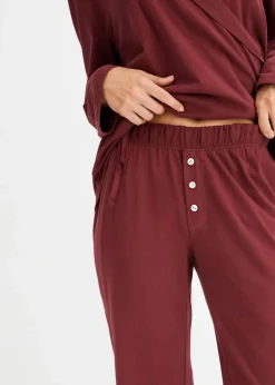 Pyjama mit Schalkragen