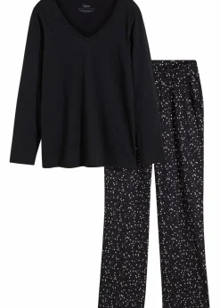 Pyjama mit schimmerndem Druck