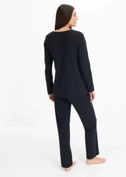 Pyjama mit zarter Spitze