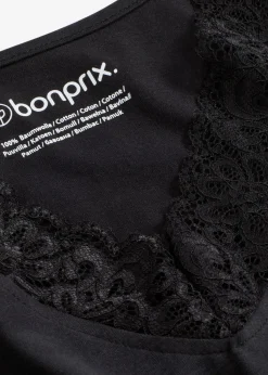 Pyjama mit zarter Spitze