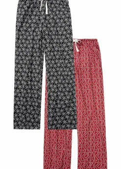 Pyjamahose aus reiner Bio-Baumwolle (2er Pack)