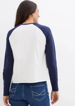 Raglanshirt aus reiner Bio-Baumwolle