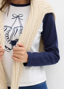 Raglanshirt aus reiner Bio-Baumwolle