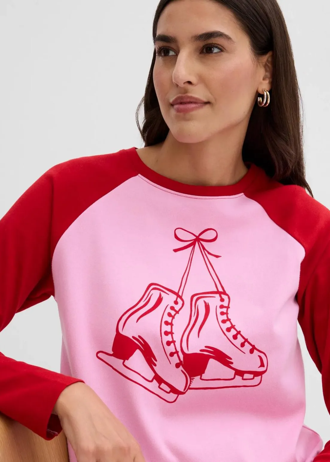 Raglanshirt aus reiner Bio-Baumwolle