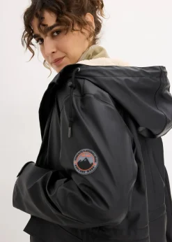 Regenjacke mit Teddyfutter