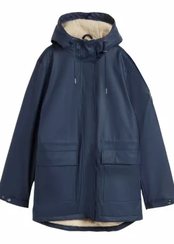 Regenjacke mit Teddyfutter